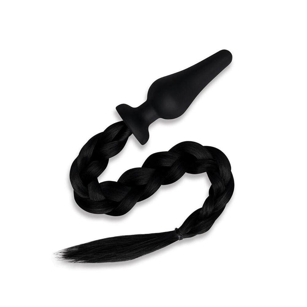 Vibrators, Sex Toy Kits and Sex Toys at Cloud9Adults - Furry Tales Black Pony Play Butt Plug - Buy Sex Toys Online