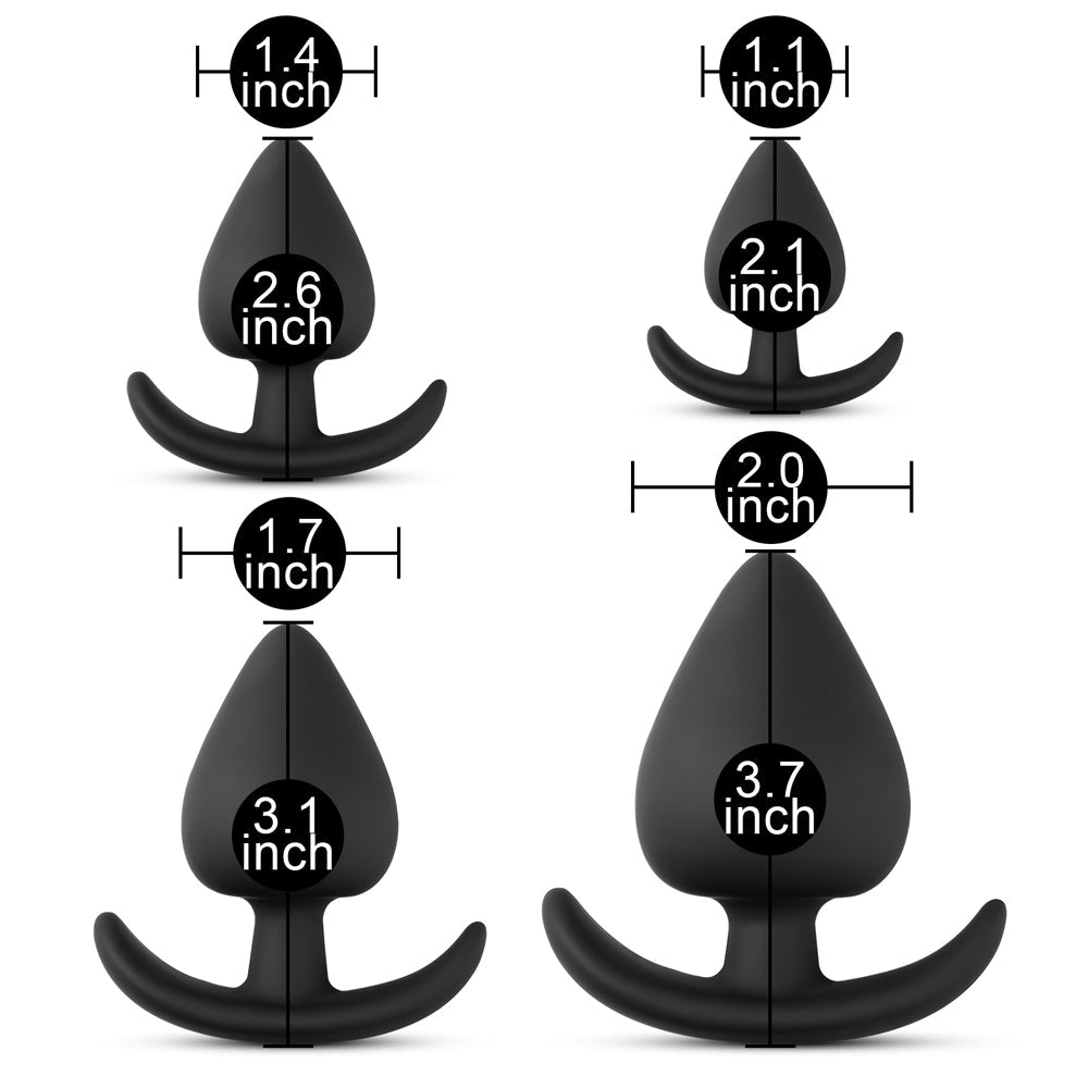 Vibrators, Sex Toy Kits and Sex Toys at Cloud9Adults - Butt Plug Fat Set Small - Buy Sex Toys Online