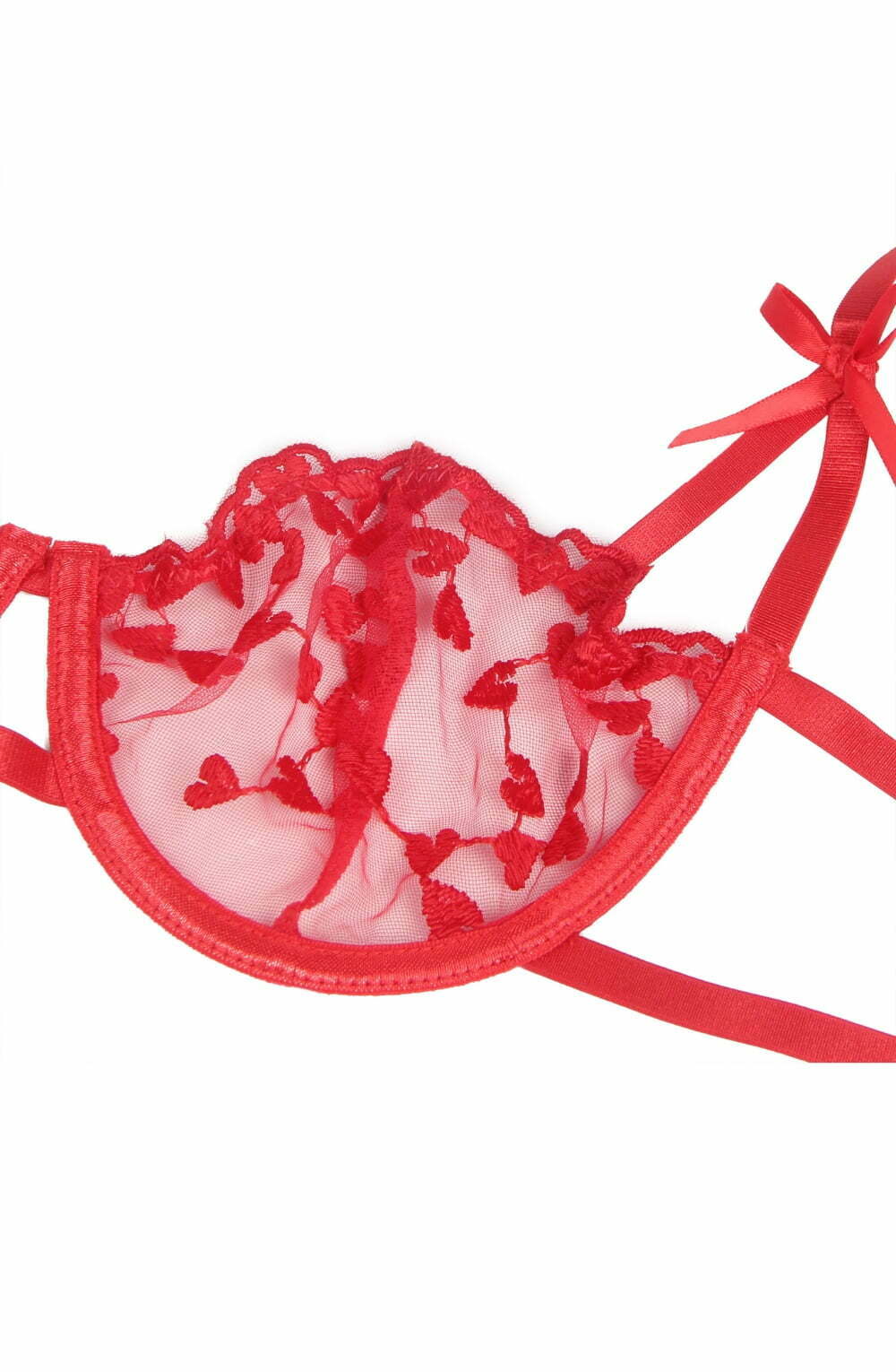 Vibrators, Sex Toy Kits and Sex Toys at Cloud9Adults - YesX YX845Q Red Bra Set - Buy Sex Toys Online