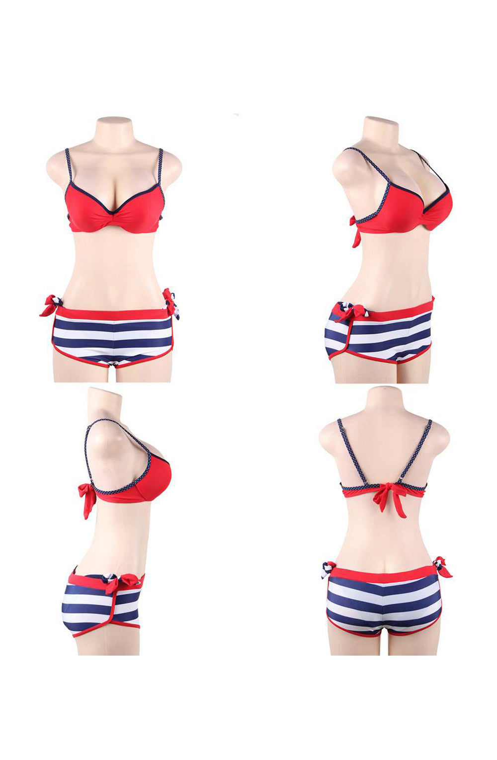 Vibrators, Sex Toy Kits and Sex Toys at Cloud9Adults - YesX YX964 Bikini 3 Piece Set Red - Buy Sex Toys Online