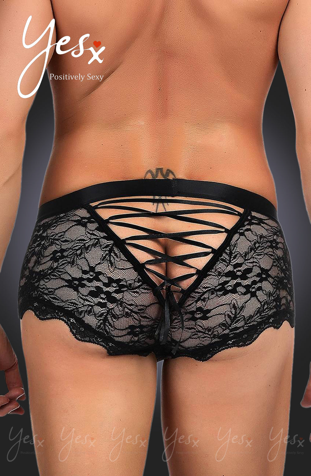 Vibrators, Sex Toy Kits and Sex Toys at Cloud9Adults - YesX YX975 Men's Boxer Brief Black - Buy Sex Toys Online