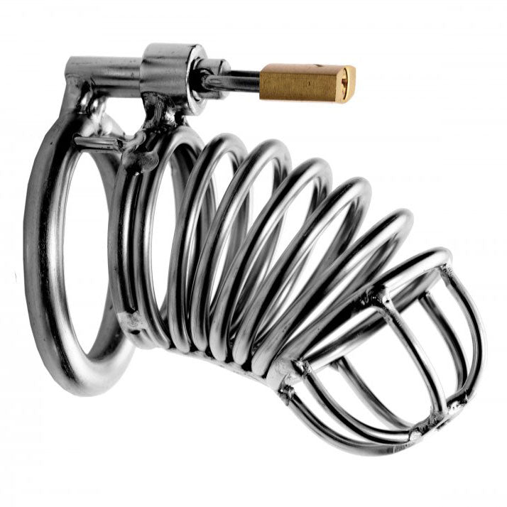 Vibrators, Sex Toy Kits and Sex Toys at Cloud9Adults - Bastille Penile Confinement Cage - Buy Sex Toys Online