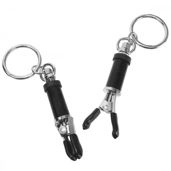 Vibrators, Sex Toy Kits and Sex Toys at Cloud9Adults - Bondage Ring Barrel Nipple Clamps - Buy Sex Toys Online