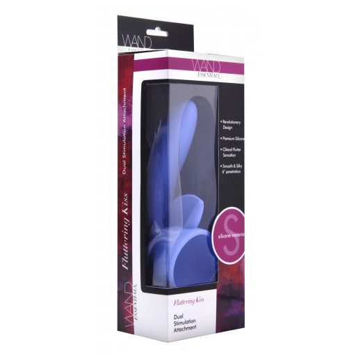 Vibrators, Sex Toy Kits and Sex Toys at Cloud9Adults - Wand Essentials Fluttering Kiss Dual Stimlation Attachment - Buy Sex Toys Online