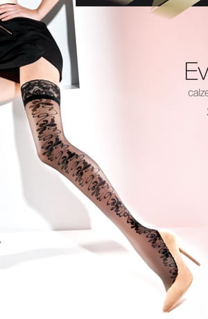 Vibrators, Sex Toy Kits and Sex Toys at Cloud9Adults - Gabriella Calze Evana 214 Hold Ups Black - Buy Sex Toys Online