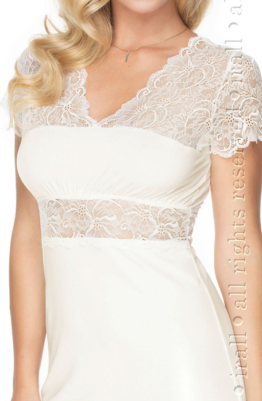 Vibrators, Sex Toy Kits and Sex Toys at Cloud9Adults - Irall Cameron Nightdress Cream S-XL - Buy Sex Toys Online