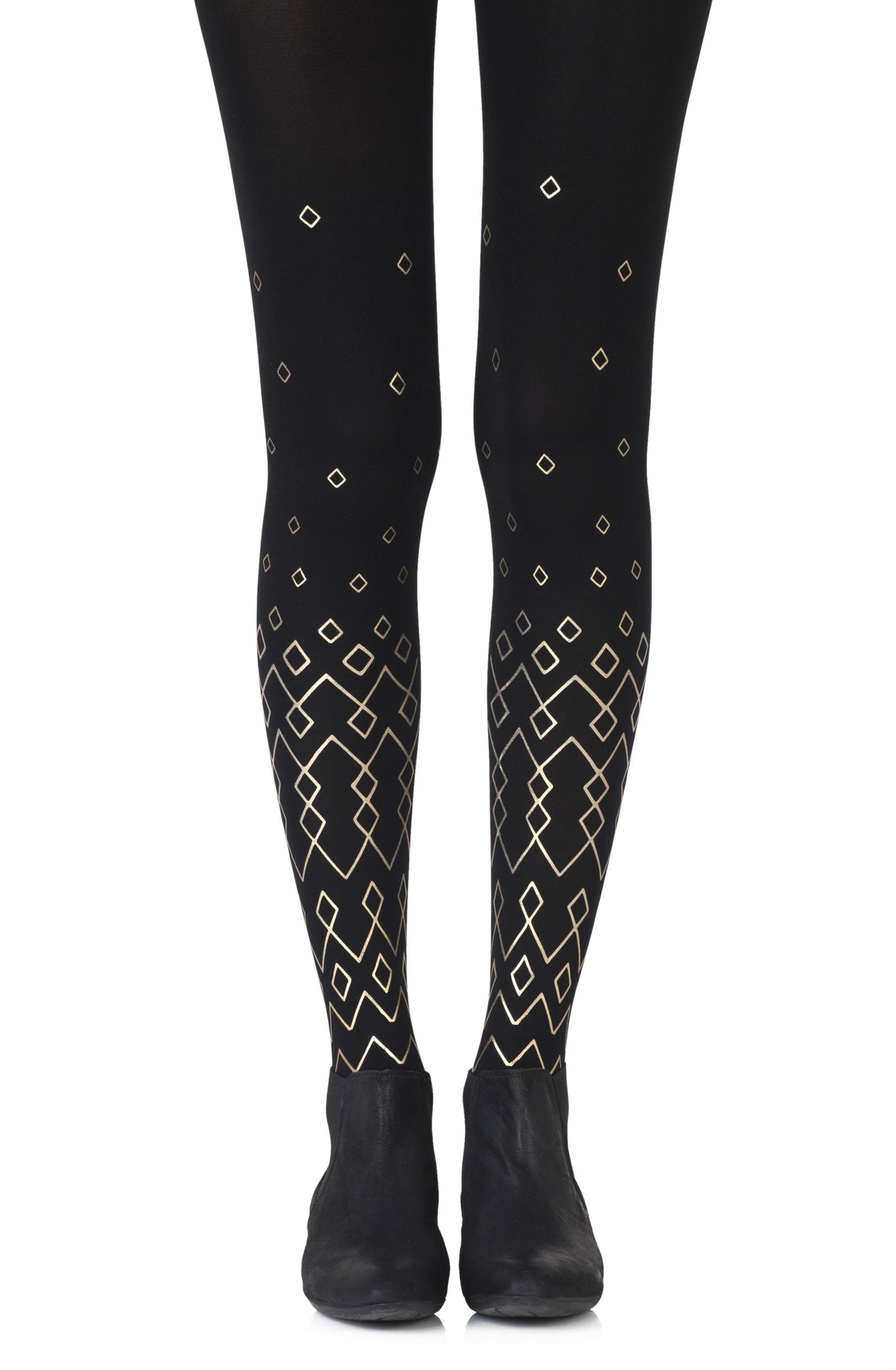 Vibrators, Sex Toy Kits and Sex Toys at Cloud9Adults - Zohara "Diamonds Are Forever" Black Print Tights - Buy Sex Toys Online