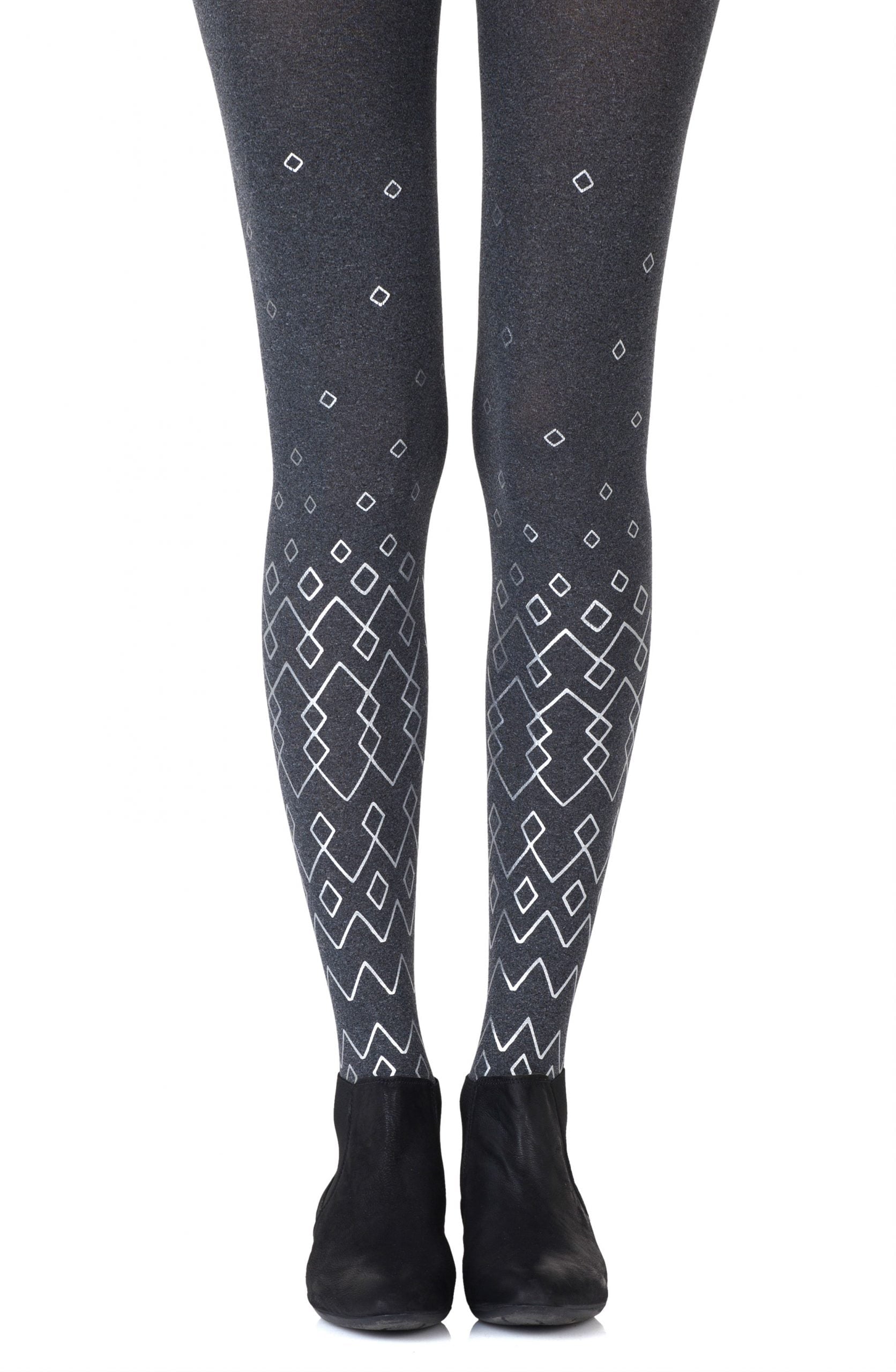 Vibrators, Sex Toy Kits and Sex Toys at Cloud9Adults - Zohara "Diamonds Are Forever" Heather Grey Tights - Buy Sex Toys Online