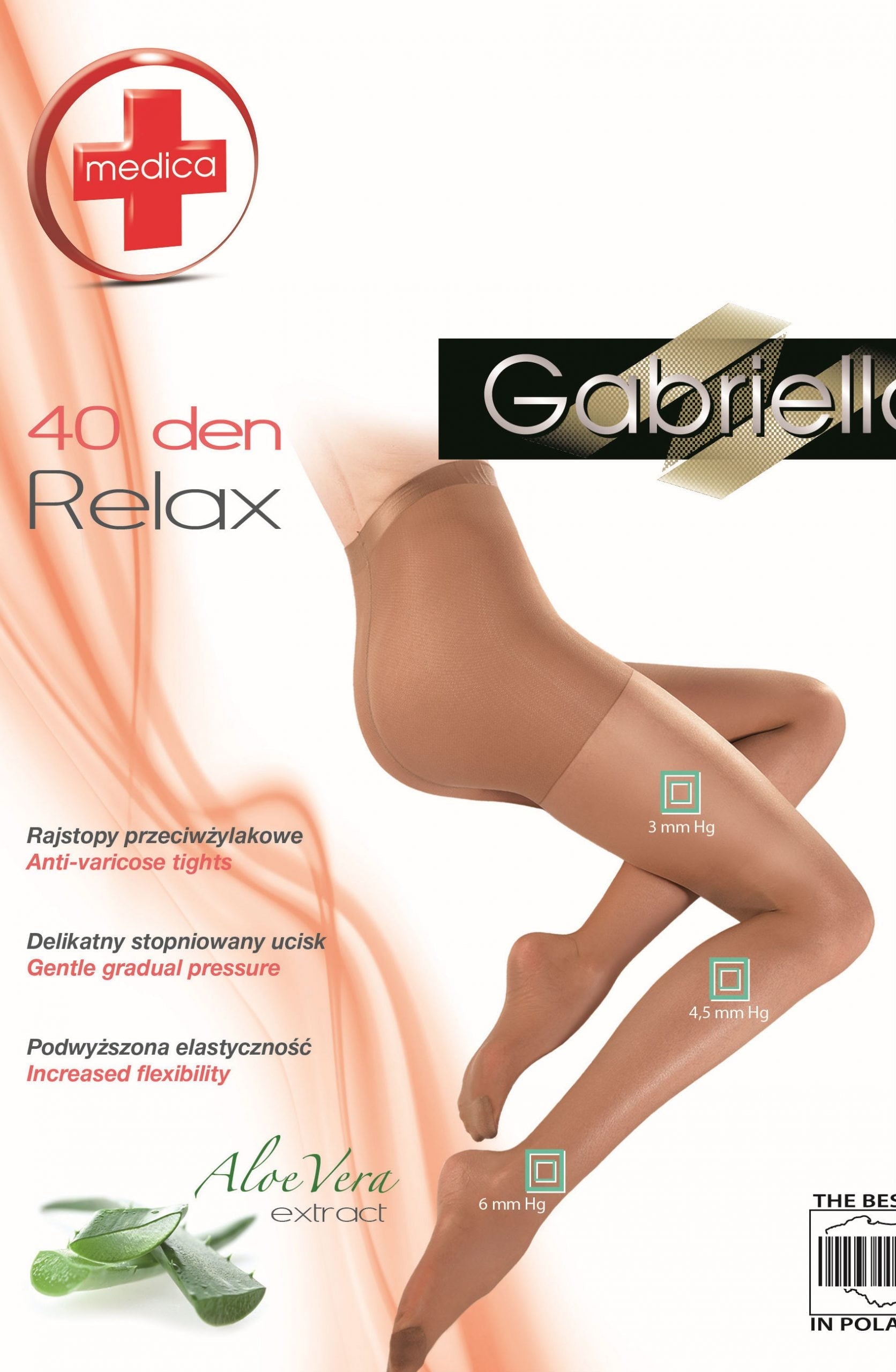 Vibrators, Sex Toy Kits and Sex Toys at Cloud9Adults - Gabriella Classic Medica Relax 111 Tights Gazela Beige - Buy Sex Toys Online