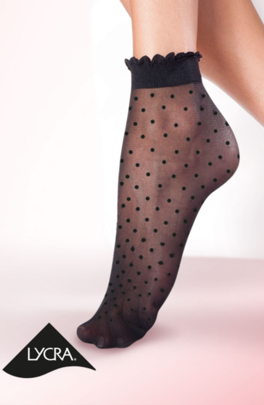 Vibrators, Sex Toy Kits and Sex Toys at Cloud9Adults - Gabriella Puntina 616 Socks Black - Buy Sex Toys Online
