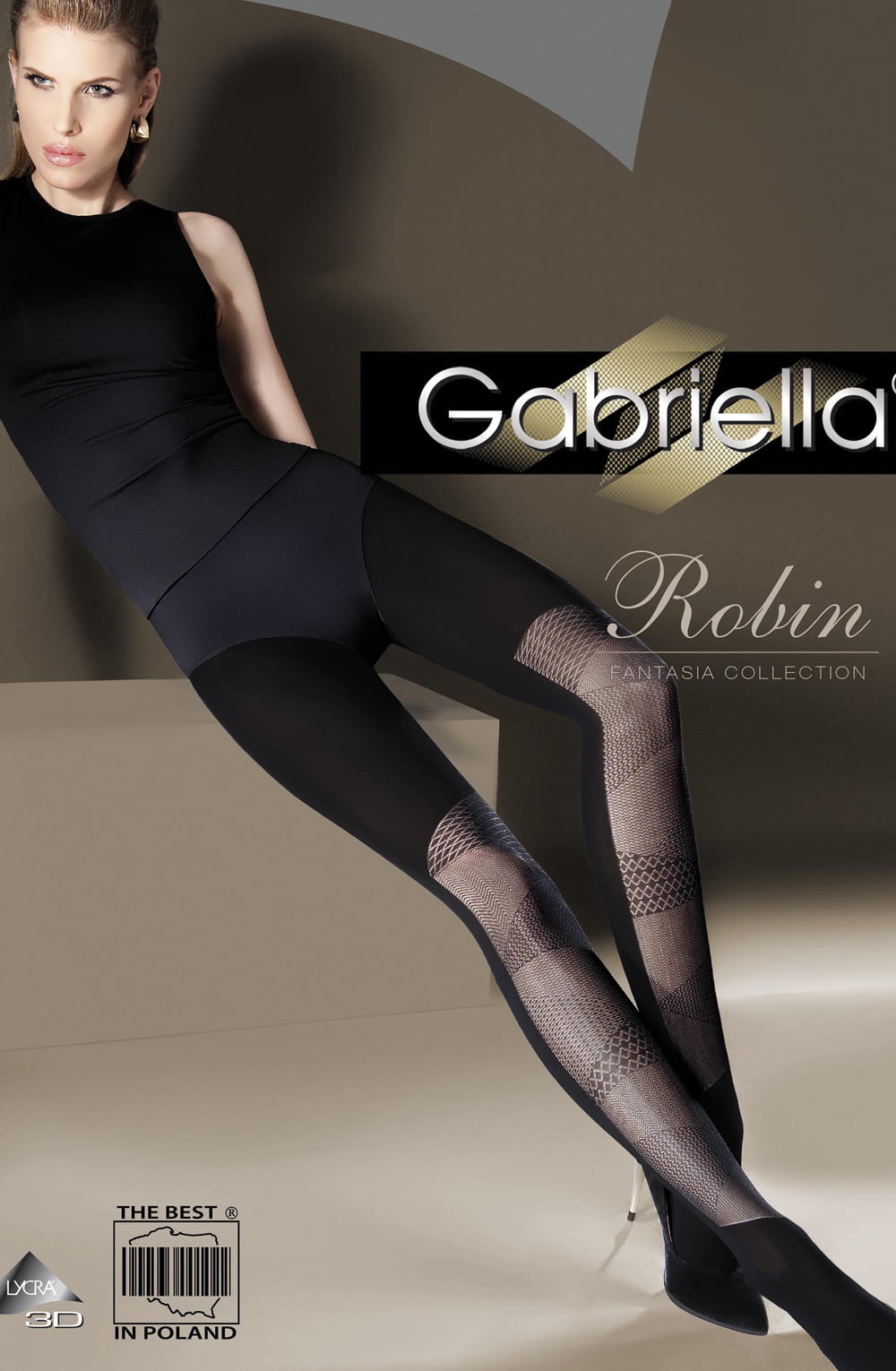 Gabriella Fantasia Robin Tights Black | Cloud9Adults