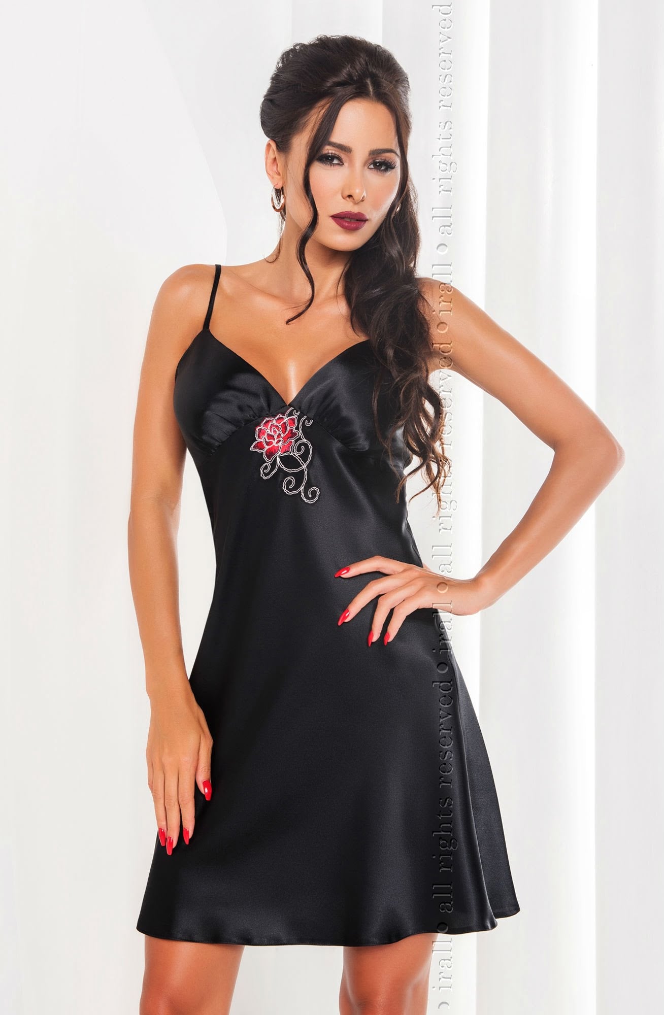 Vibrators, Sex Toy Kits and Sex Toys at Cloud9Adults - Irall Dakota Nightdress Black - Buy Sex Toys Online