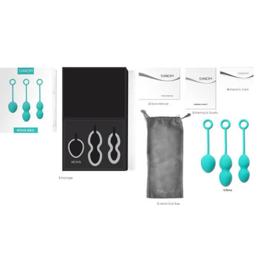 Vibrators, Sex Toy Kits and Sex Toys at Cloud9Adults - Svakom Nova Exercise Kegel Balls - Buy Sex Toys Online