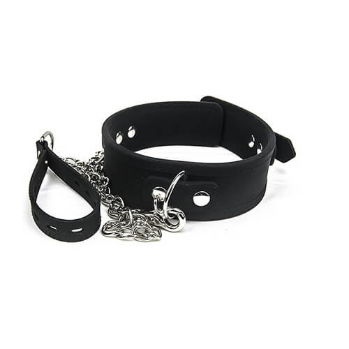 Vibrators, Sex Toy Kits and Sex Toys at Cloud9Adults - Bound to Please Silicone Collar and Lead Set - Buy Sex Toys Online