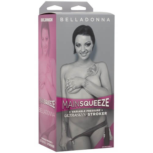 Vibrators, Sex Toy Kits and Sex Toys at Cloud9Adults - Doc Johnson Main Squeeze - Belladonna Pussy - Buy Sex Toys Online