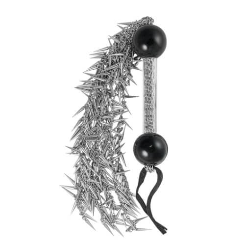 Vibrators, Sex Toy Kits and Sex Toys at Cloud9Adults - Dominant Submissive Spiked Chain Whip - Buy Sex Toys Online