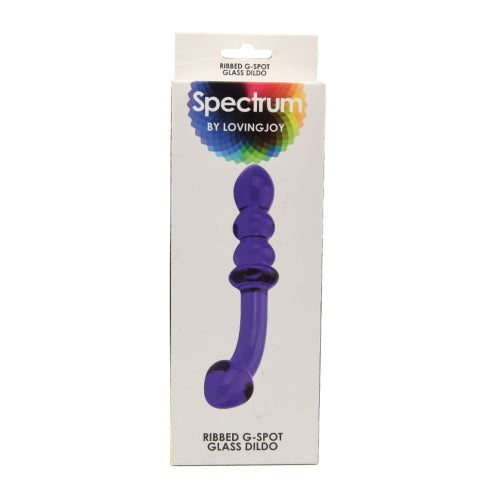 Vibrators, Sex Toy Kits and Sex Toys at Cloud9Adults - Spectrum Ribbed G-Spot Glass Dildo - Buy Sex Toys Online