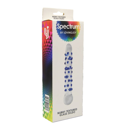 Vibrators, Sex Toy Kits and Sex Toys at Cloud9Adults - Spectrum Nubby Textured Glass Dildo - Buy Sex Toys Online