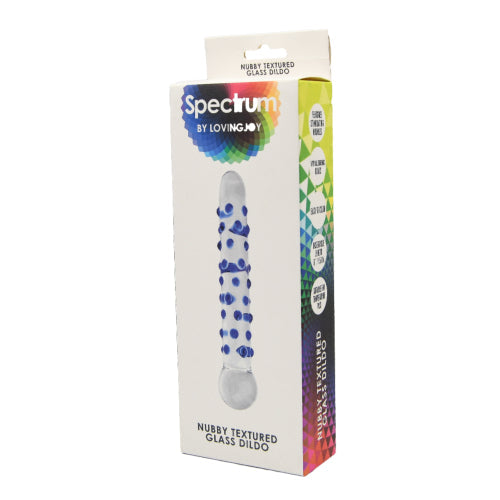 Vibrators, Sex Toy Kits and Sex Toys at Cloud9Adults - Spectrum Nubby Textured Glass Dildo - Buy Sex Toys Online