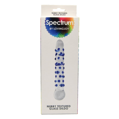 Vibrators, Sex Toy Kits and Sex Toys at Cloud9Adults - Spectrum Nubby Textured Glass Dildo - Buy Sex Toys Online