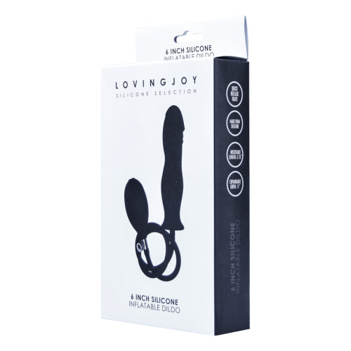 Vibrators, Sex Toy Kits and Sex Toys at Cloud9Adults - Loving Joy 6 Inch Silicone Inflatable Dildo - Buy Sex Toys Online