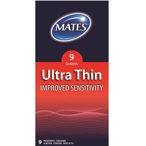 Vibrators, Sex Toy Kits and Sex Toys at Cloud9Adults - Mates Ultra Thin Condoms 9 Pack - Buy Sex Toys Online