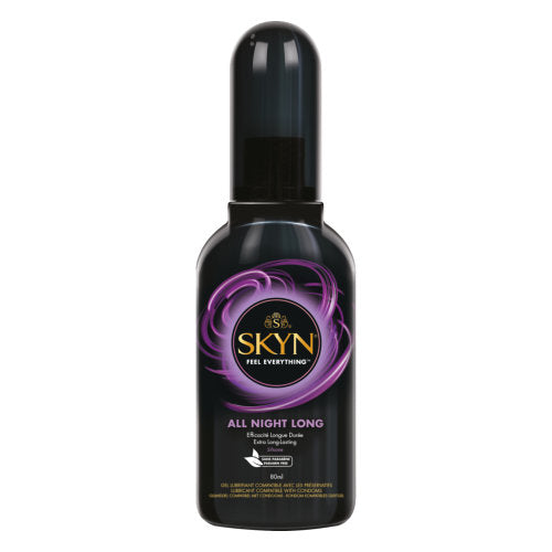 Vibrators, Sex Toy Kits and Sex Toys at Cloud9Adults - Mates SKYN All Night Long Silicone Based Lubricant 80ml - Buy Sex Toys Online