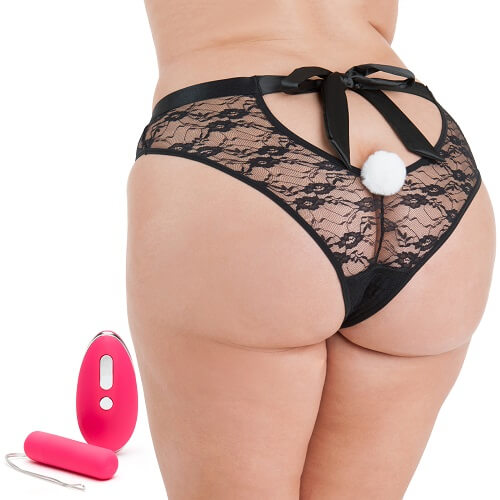 Vibrators, Sex Toy Kits and Sex Toys at Cloud9Adults - Happy Rabbit Plus Size Remote Control Knicker Vibrator - Buy Sex Toys Online