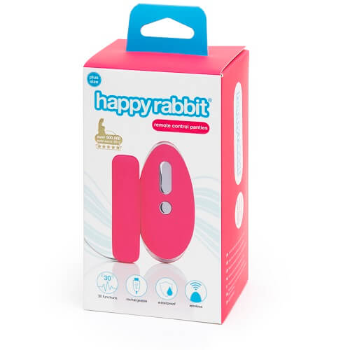 Vibrators, Sex Toy Kits and Sex Toys at Cloud9Adults - Happy Rabbit Plus Size Remote Control Knicker Vibrator - Buy Sex Toys Online