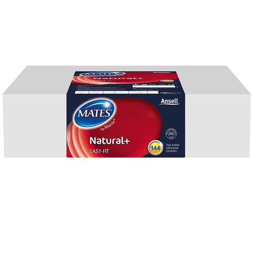 Vibrators, Sex Toy Kits and Sex Toys at Cloud9Adults - Mates Natural+ Condoms 144 Clinic Pack - Buy Sex Toys Online