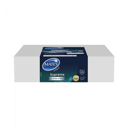 Vibrators, Sex Toy Kits and Sex Toys at Cloud9Adults - Mates Supreme Condom BX144 Clinic Pack - Buy Sex Toys Online