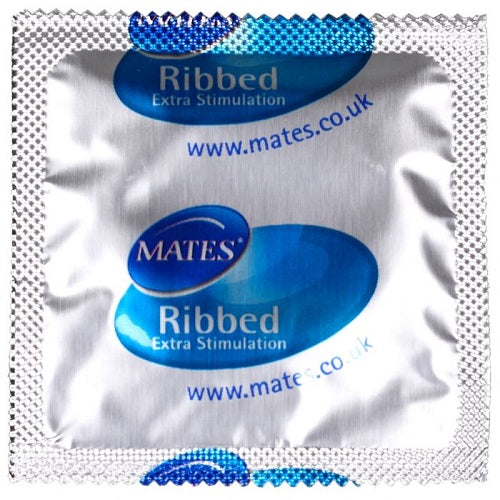Vibrators, Sex Toy Kits and Sex Toys at Cloud9Adults - Mates Ribbed Condom BX144 Clinic Pack - Buy Sex Toys Online