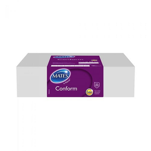 Vibrators, Sex Toy Kits and Sex Toys at Cloud9Adults - Mates Conform Condom BX144 Clinic Pack - Buy Sex Toys Online