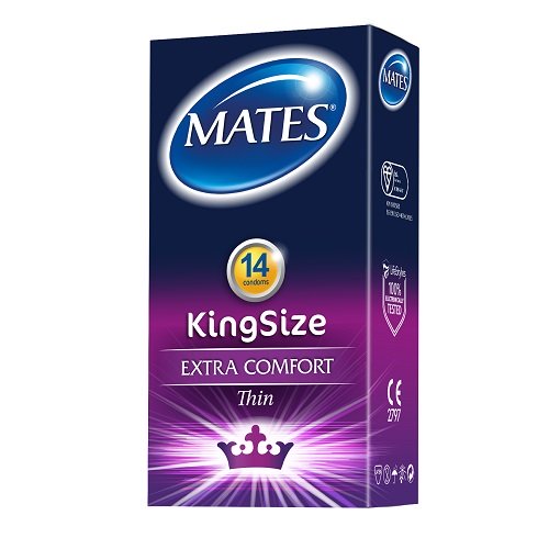 Vibrators, Sex Toy Kits and Sex Toys at Cloud9Adults - Mates King Size Condoms 14 Pack - Buy Sex Toys Online