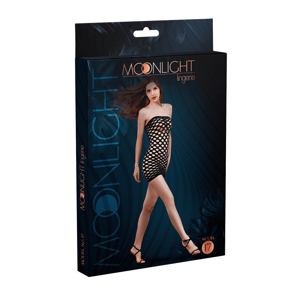 Vibrators, Sex Toy Kits and Sex Toys at Cloud9Adults - Moonlight Black Strapless Mesh Dress One Size - Buy Sex Toys Online