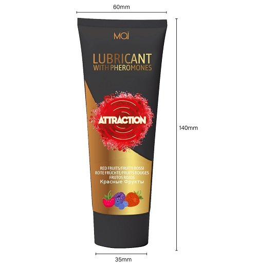 Vibrators, Sex Toy Kits and Sex Toys at Cloud9Adults - Mai Attraction Lubricant with Pheromones Red Fruits 100ml - Buy Sex Toys Online