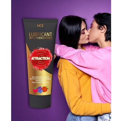 Vibrators, Sex Toy Kits and Sex Toys at Cloud9Adults - Mai Attraction Lubricant with Pheromones Red Fruits 100ml - Buy Sex Toys Online