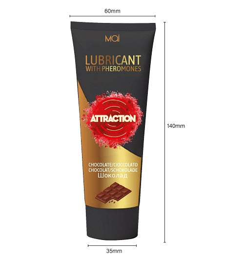 Vibrators, Sex Toy Kits and Sex Toys at Cloud9Adults - Mai Attraction Lubricant with Pheromones Chocolate 100ml - Buy Sex Toys Online