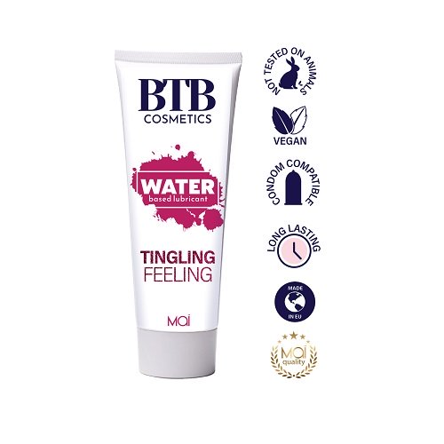 Vibrators, Sex Toy Kits and Sex Toys at Cloud9Adults - BTB Water Based Tingling Effect Lubricant 100ml - Buy Sex Toys Online