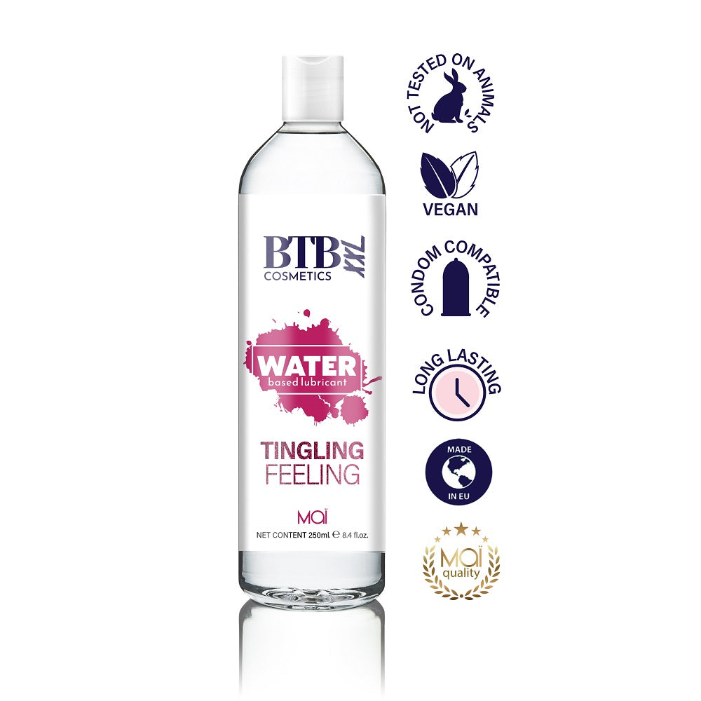 Vibrators, Sex Toy Kits and Sex Toys at Cloud9Adults - BTB Water Based Tingling Lubricant 250ml - Buy Sex Toys Online