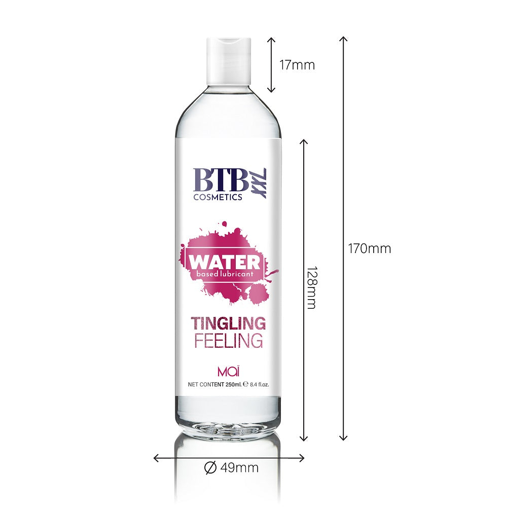 Vibrators, Sex Toy Kits and Sex Toys at Cloud9Adults - BTB Water Based Tingling Lubricant 250ml - Buy Sex Toys Online