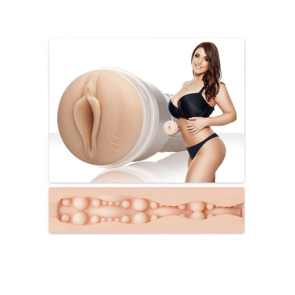 Vibrators, Sex Toy Kits and Sex Toys at Cloud9Adults - Fleshlight Girls Angela White Indulge Textured Male Masturbator - Buy Sex Toys Online