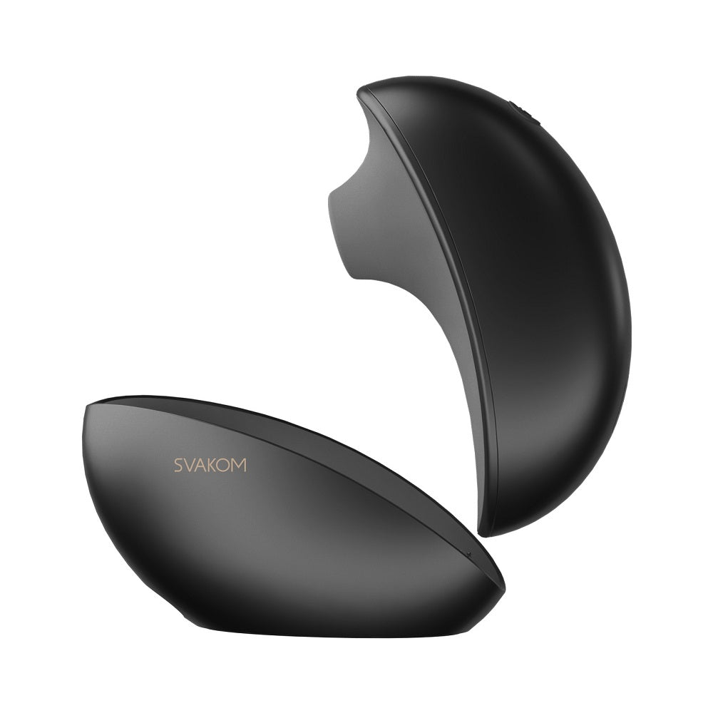 Vibrators, Sex Toy Kits and Sex Toys at Cloud9Adults - Svakom Galaxie Suction Vibrator with Mood Projector Midnight Black - Buy Sex Toys Online