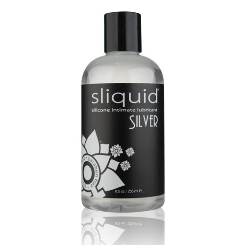 Vibrators, Sex Toy Kits and Sex Toys at Cloud9Adults - Sliquid Naturals Silver Silicone Lubricant-255ml - Buy Sex Toys Online