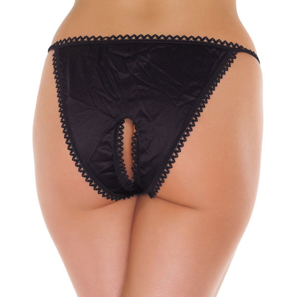 Vibrators, Sex Toy Kits and Sex Toys at Cloud9Adults - Black Crotchless Tanga - Buy Sex Toys Online