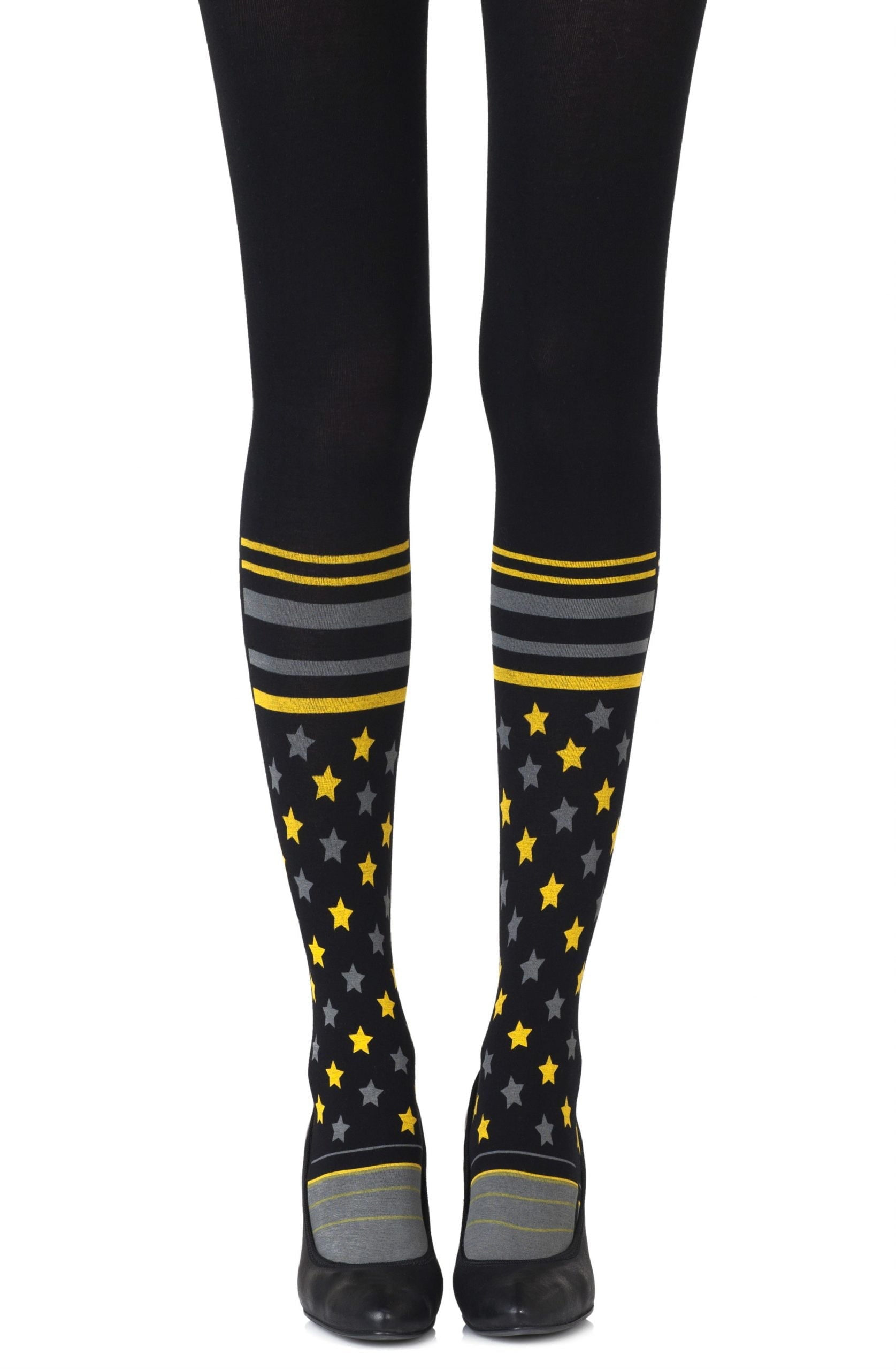 Vibrators, Sex Toy Kits and Sex Toys at Cloud9Adults - Zohara "Sock It To Me" Black Print Tights - Buy Sex Toys Online