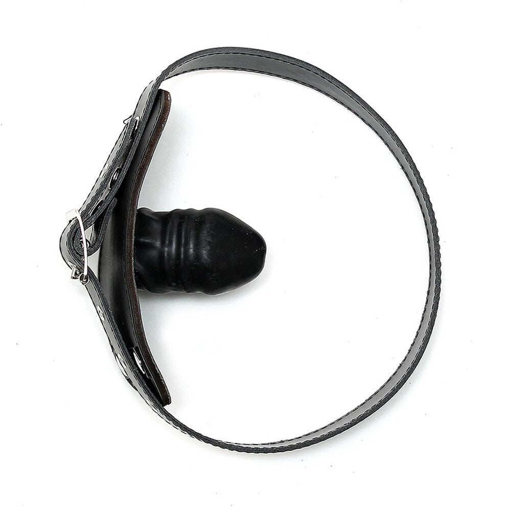 Vibrators, Sex Toy Kits and Sex Toys at Cloud9Adults - Leather Penis Gag - Buy Sex Toys Online