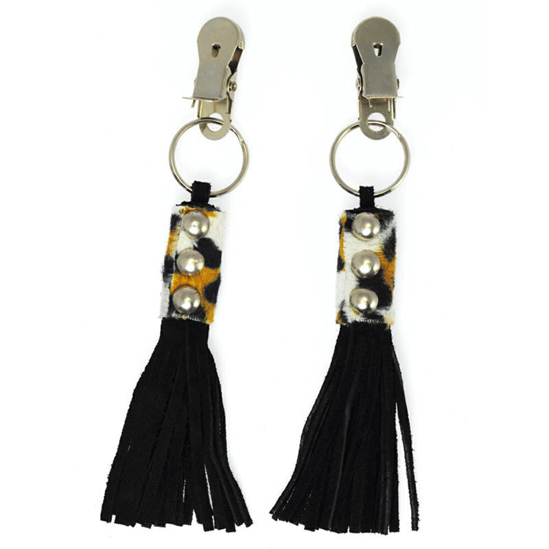 Vibrators, Sex Toy Kits and Sex Toys at Cloud9Adults - Nipple Clamps With Animal Print - Buy Sex Toys Online