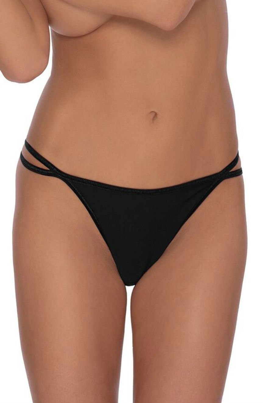 Vibrators, Sex Toy Kits and Sex Toys at Cloud9Adults - Roza Agnez Thong Black - Buy Sex Toys Online