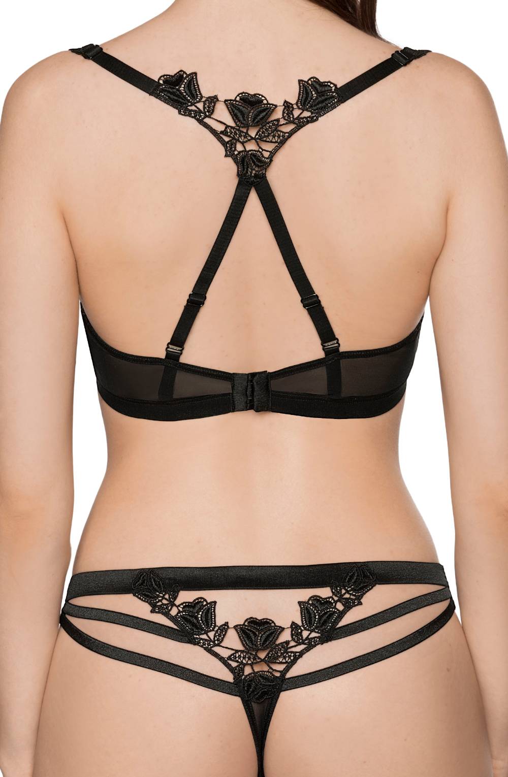 Vibrators, Sex Toy Kits and Sex Toys at Cloud9Adults - Roza Lisbet Black THONG - Buy Sex Toys Online